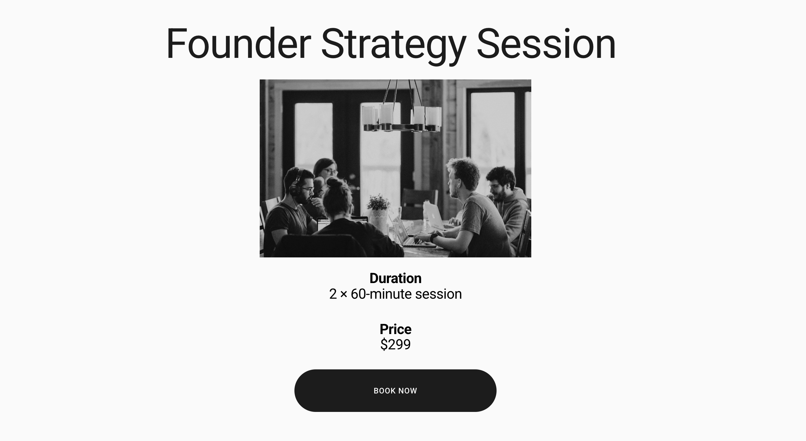Founder Strategy Session 
