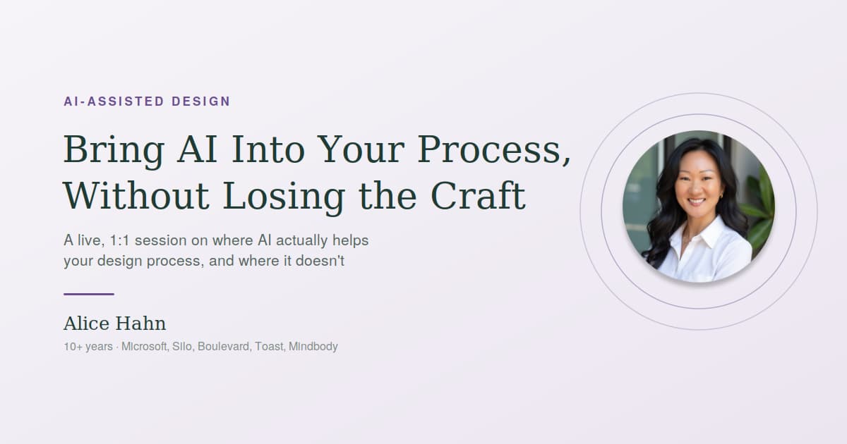 Bring AI Into Your Design Process, Without Losing the Craft