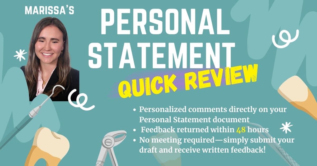 PERSONAL STATEMENT QUICK REVIEW
