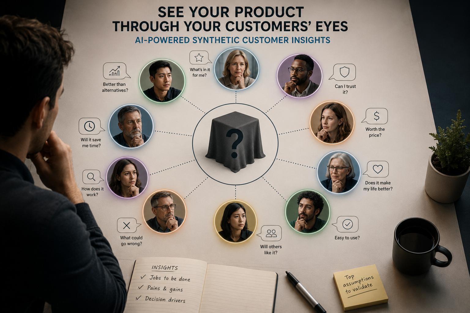 AI-based Customer Research and Insights with Synthetic Customers