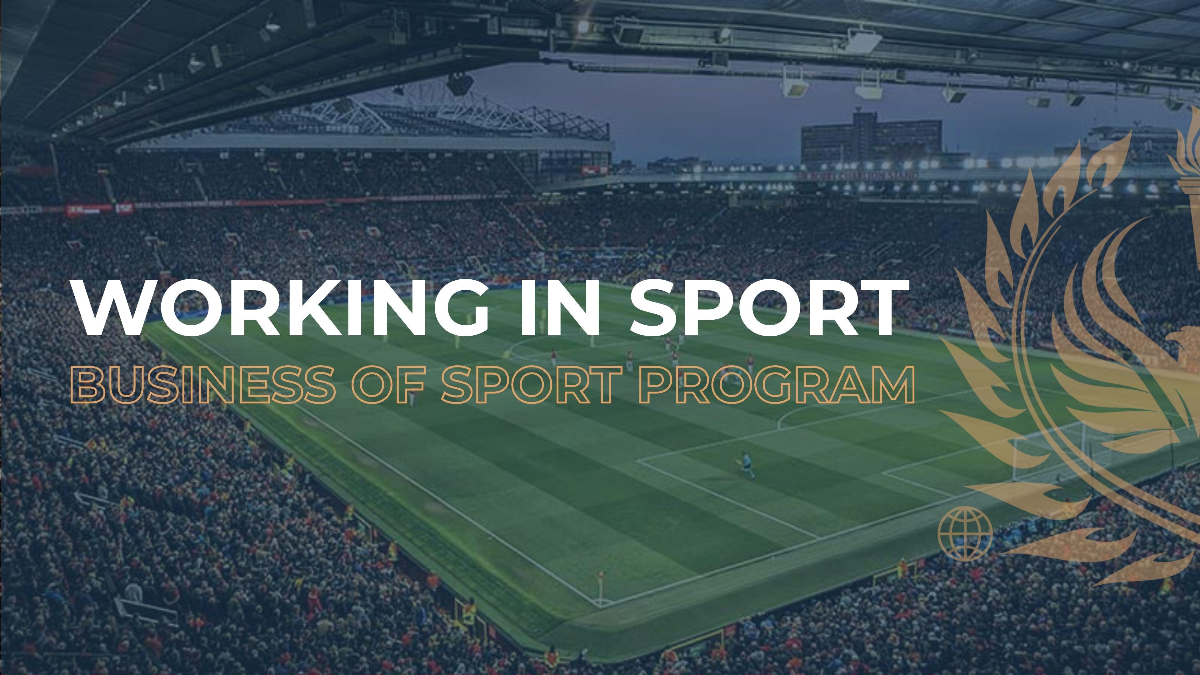 Build a career and network in the Sports Industry
