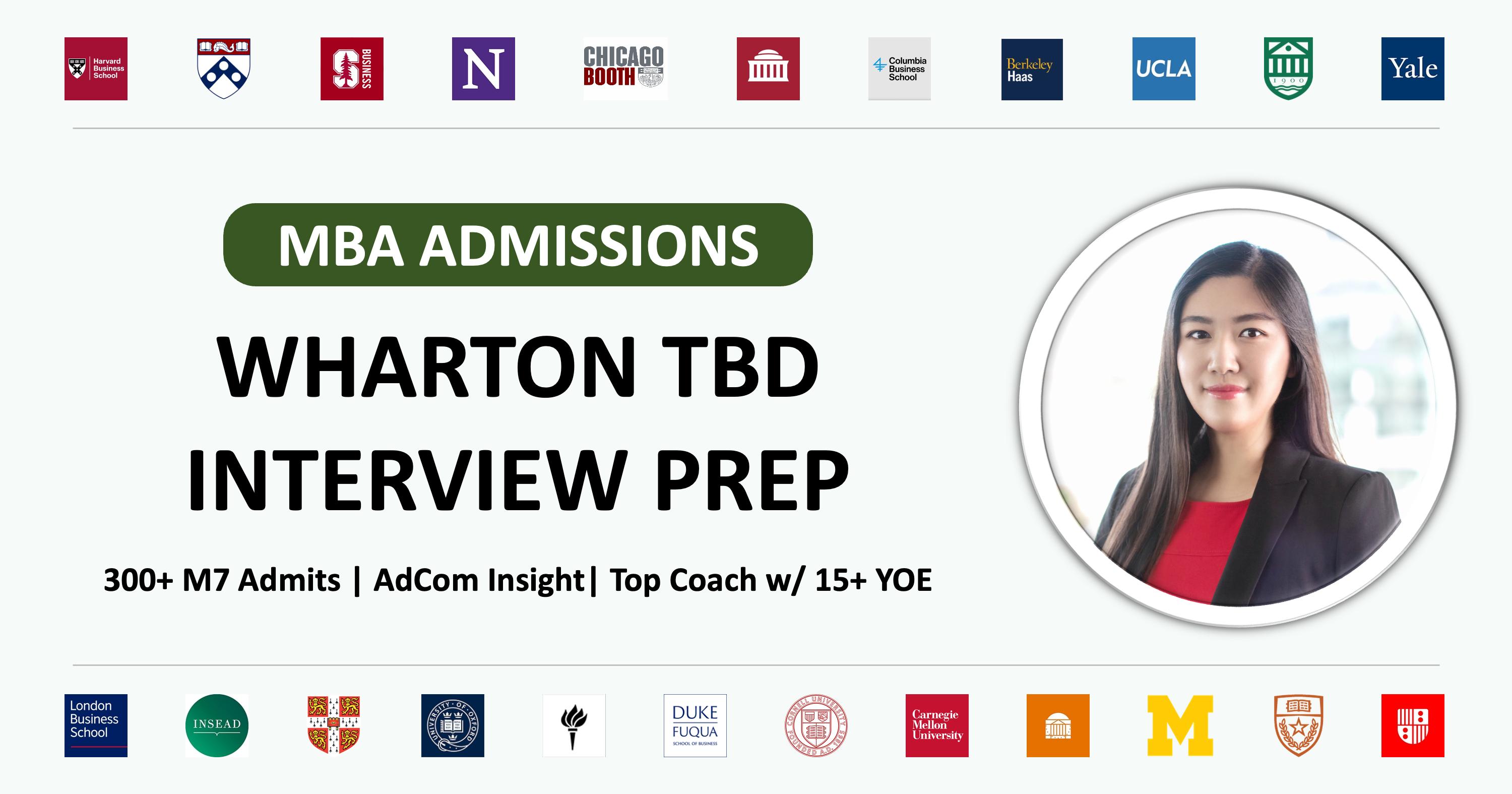 Ace Your Wharton TBD Interview