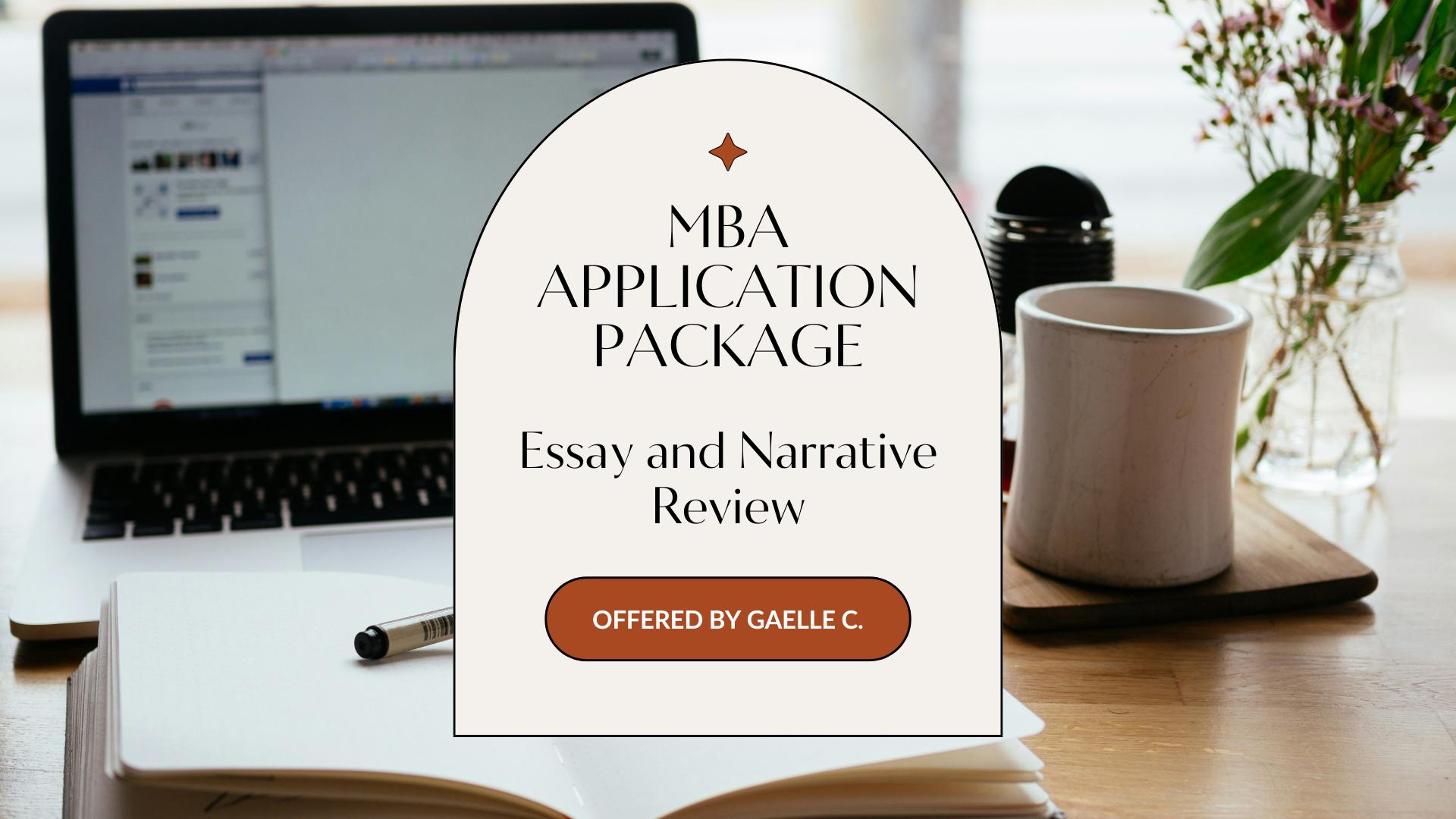 MBA Essay and Narrative Review