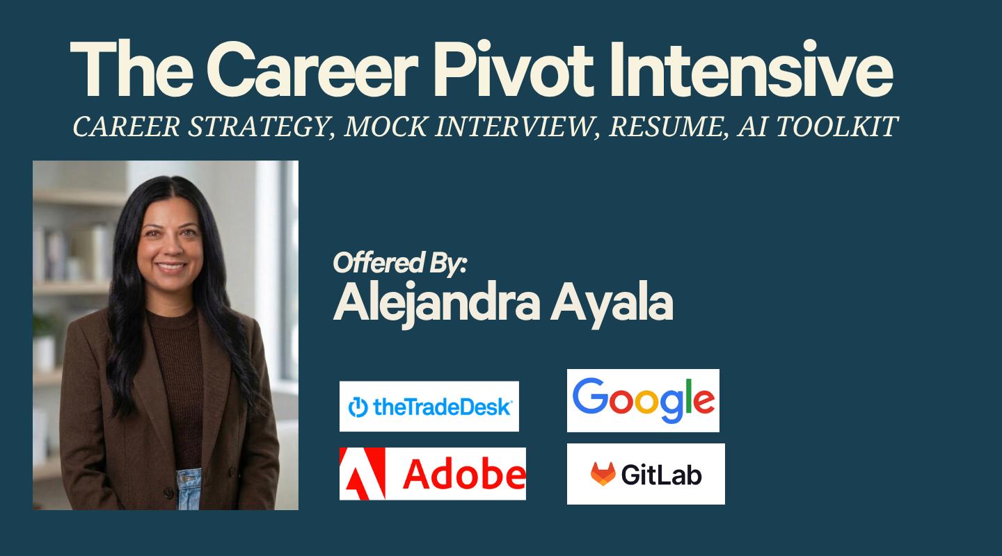 The Career Pivot Intensive: Strategy, Story, Interview-Ready