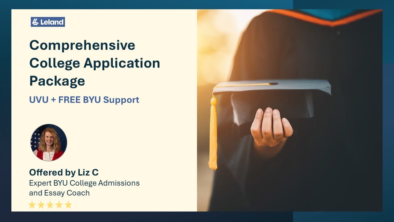 Comprehensive College Application UVU + free BYU Package