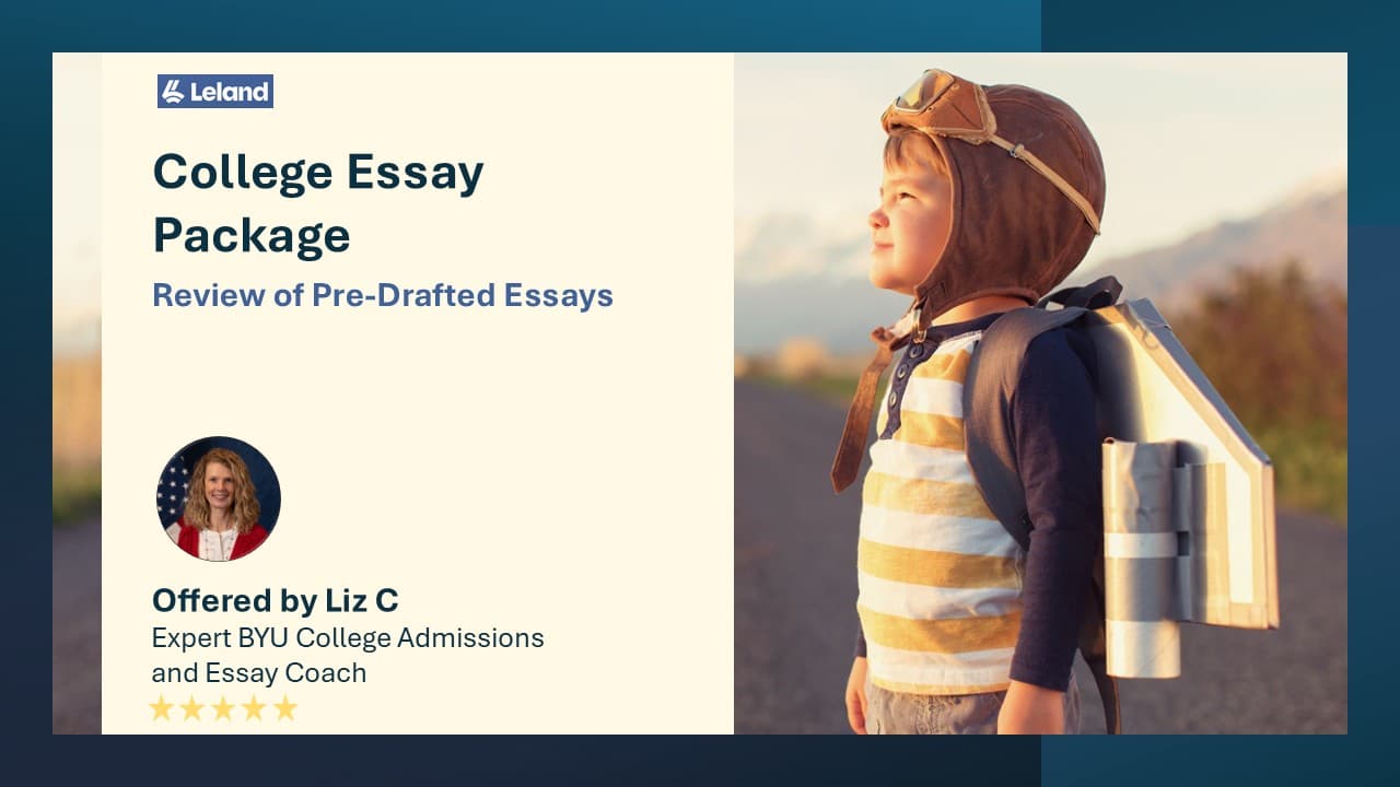 Utah School + FREE BYU: Essay Package