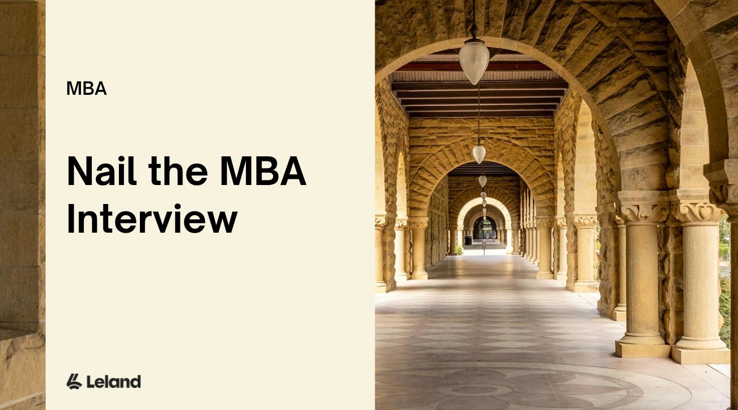 Nail the MBA Interview