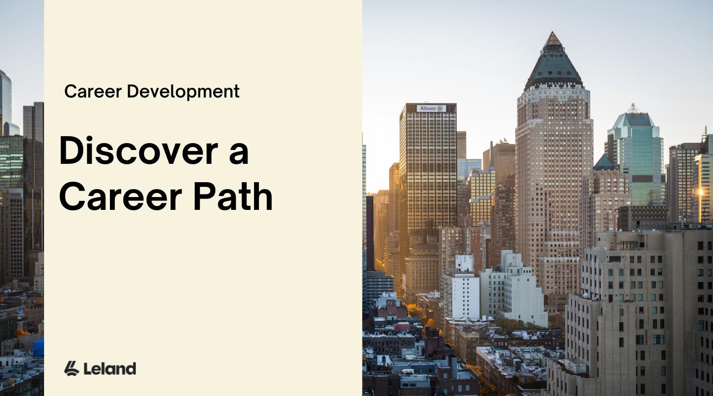 Discover a Career Path