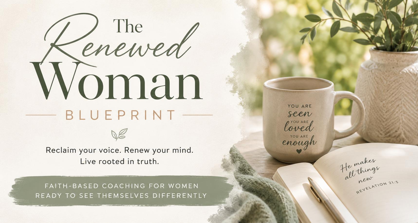 The Renewed Woman Blueprint: Reclaiming your voice, identity, and faith