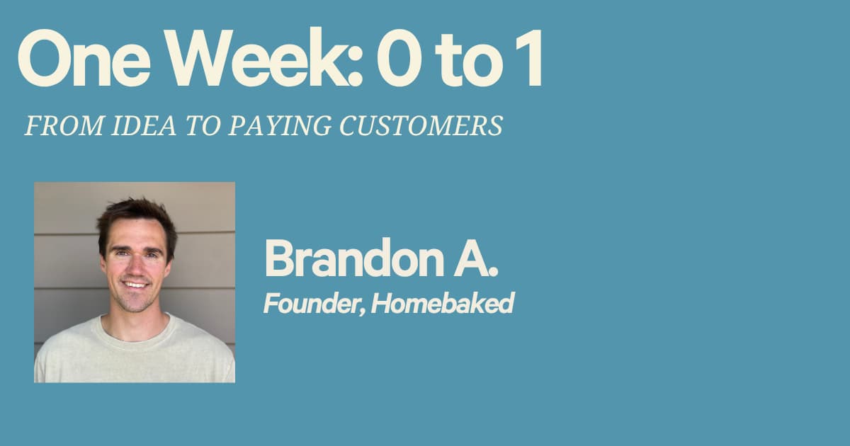 0 to 1: Get Paying Customers in One Week