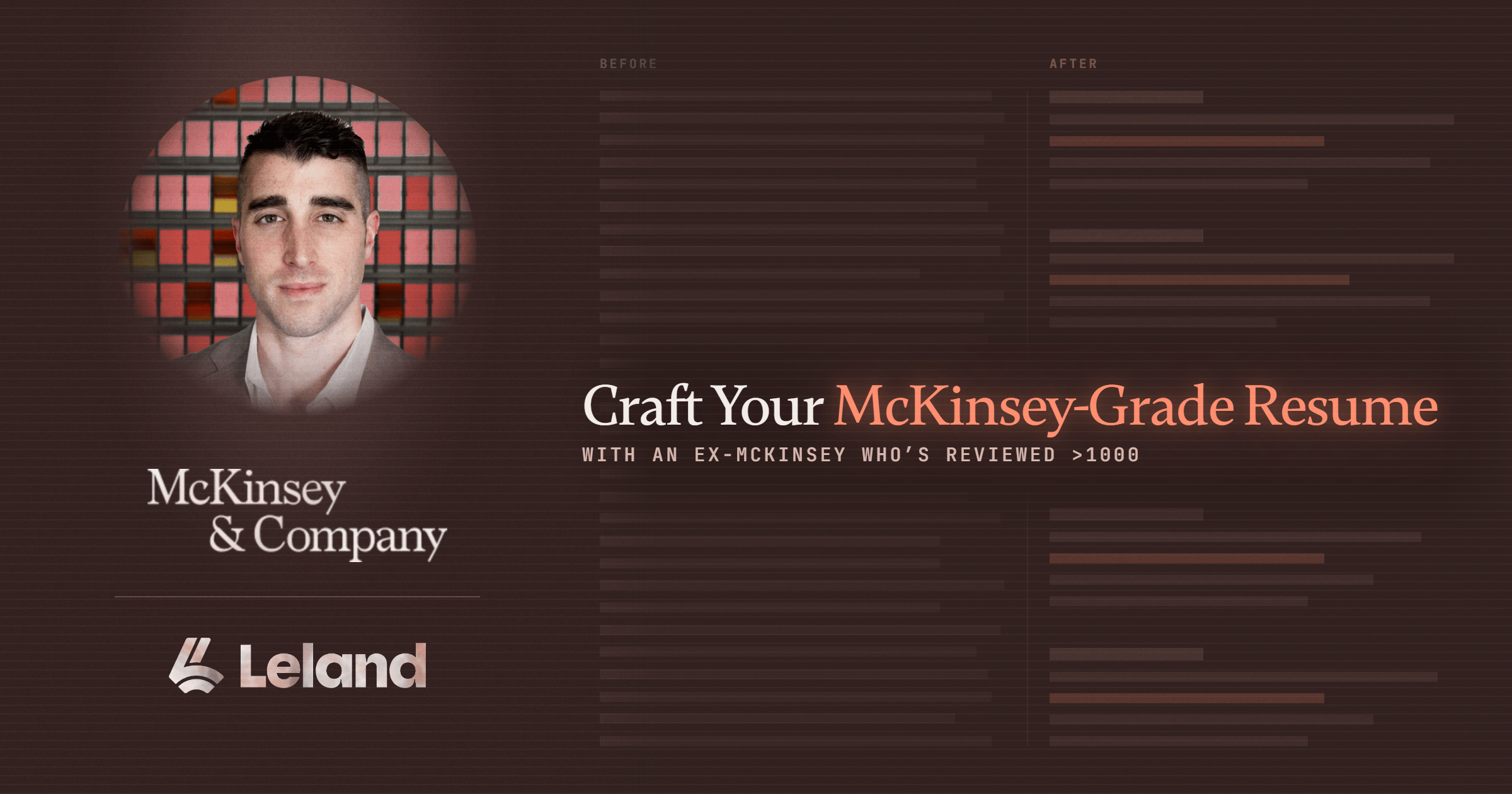 Craft Your McKinsey-Grade Resume (with an ex-McKinsey Who's Reviewed >1000)