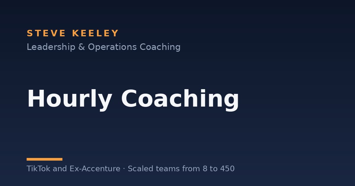Hourly Coaching