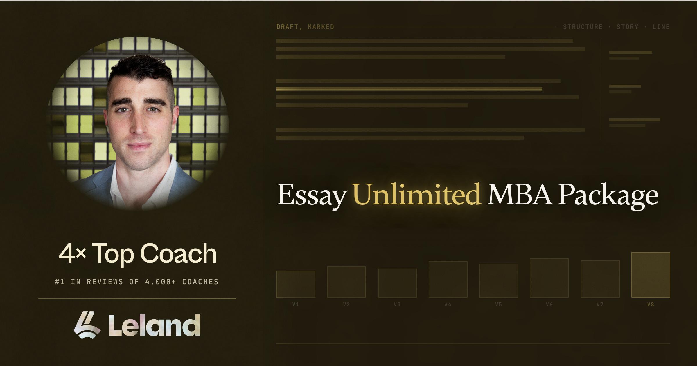 Essay Unlimited MBA Package