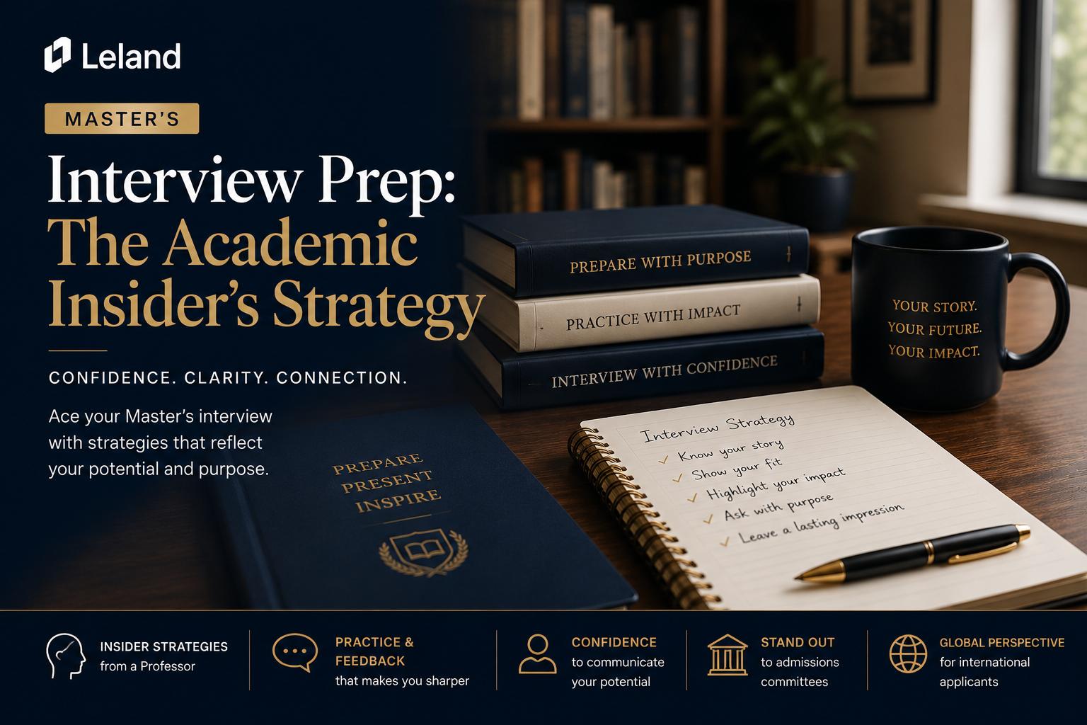 Master’s & Ph.D. Interview Coaching with a University Vice-Dean