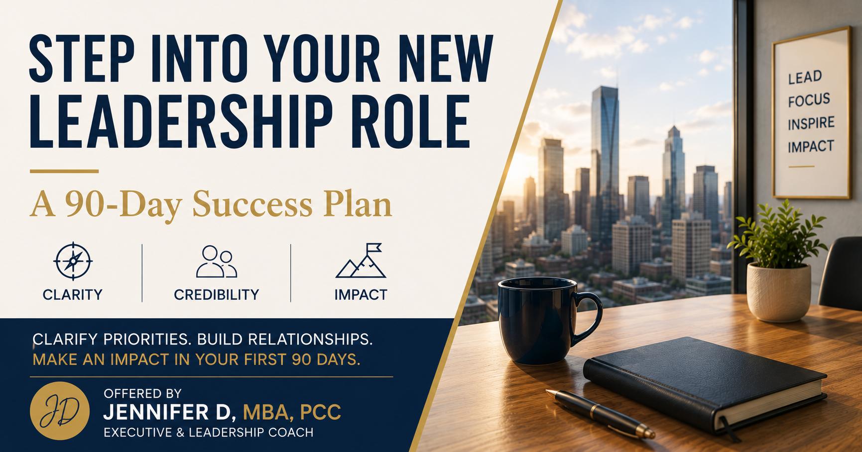 Step Into Your New Leadership Role: A 90-Day Success Plan