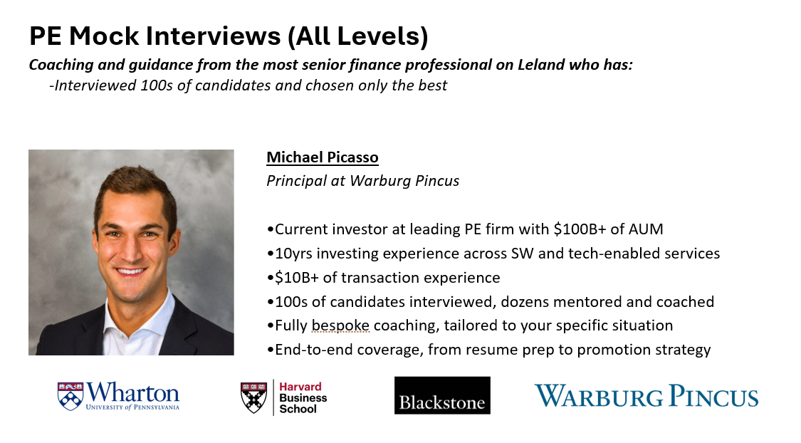 PE Mock Interviews (All Levels)
