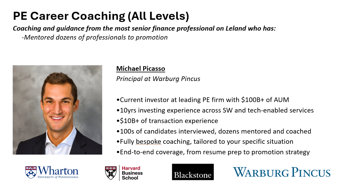 PE Career Coaching for Promotion Track (All Levels)