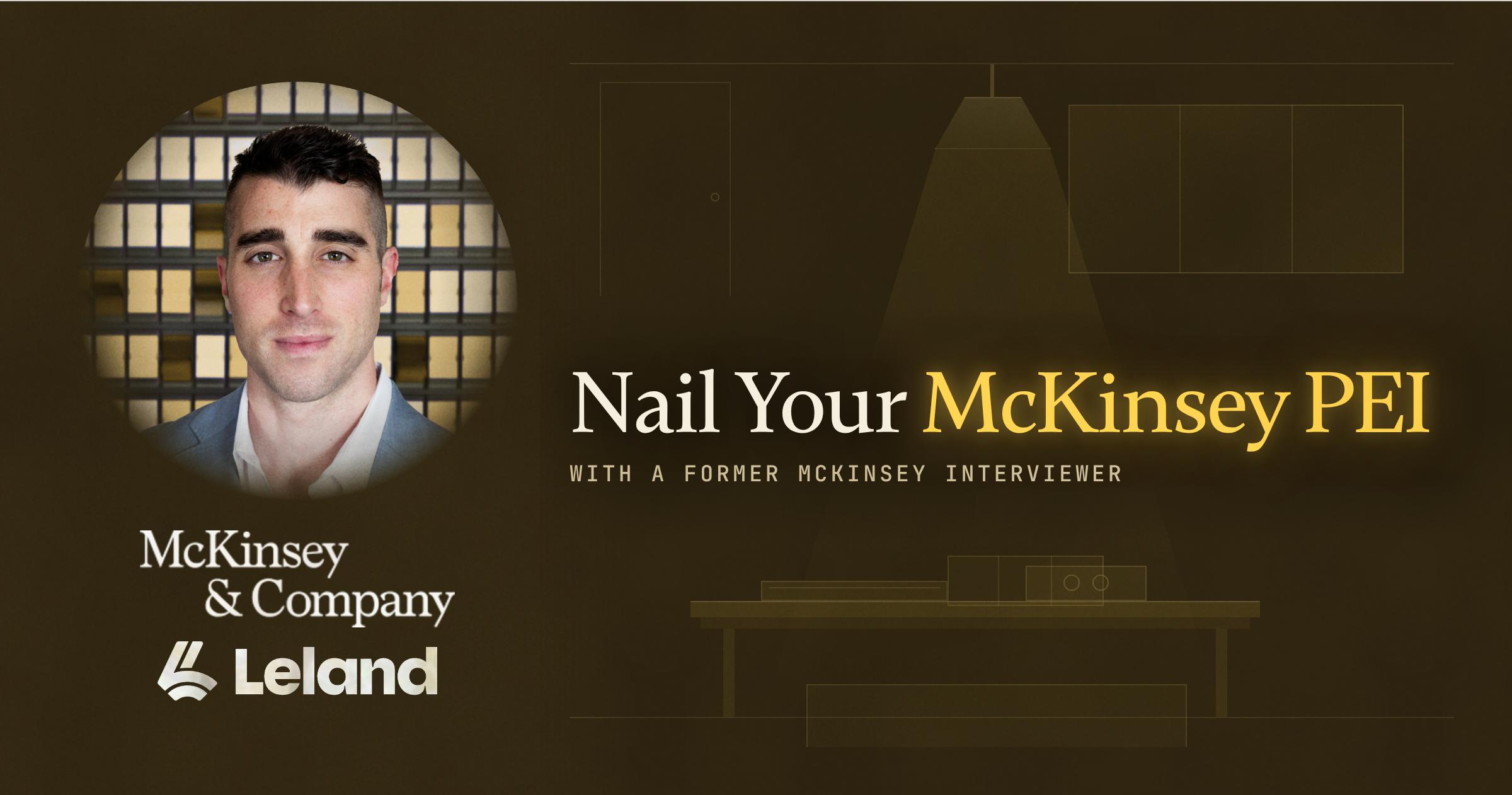 Nail Your McKinsey PEI