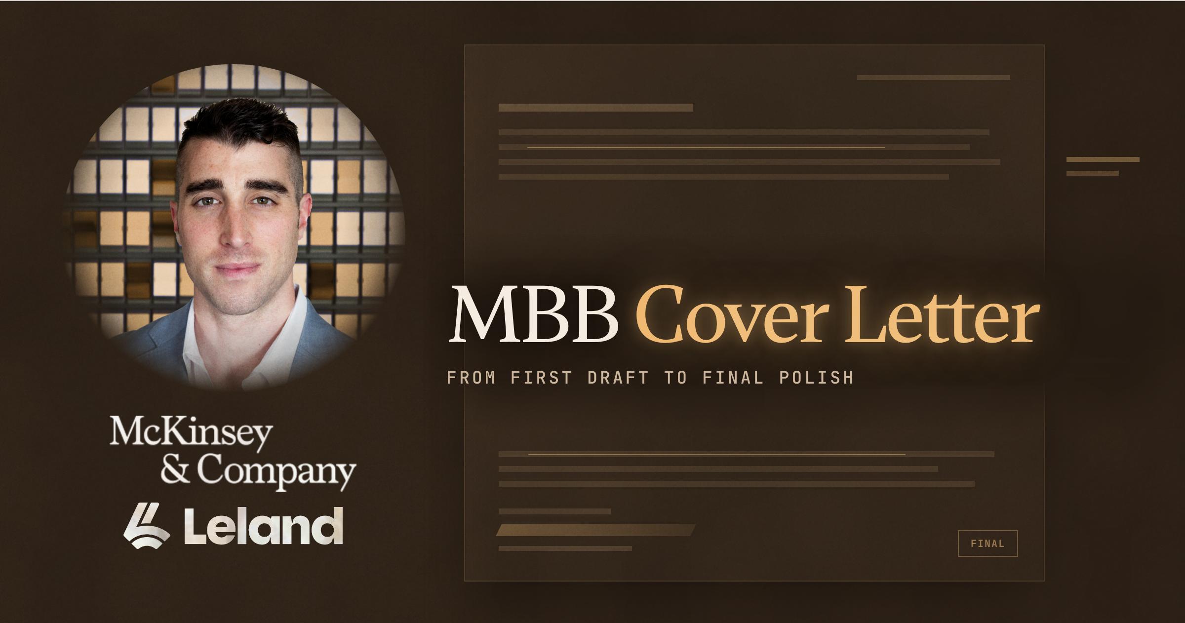 MBB Cover Letter: Creation & Writing