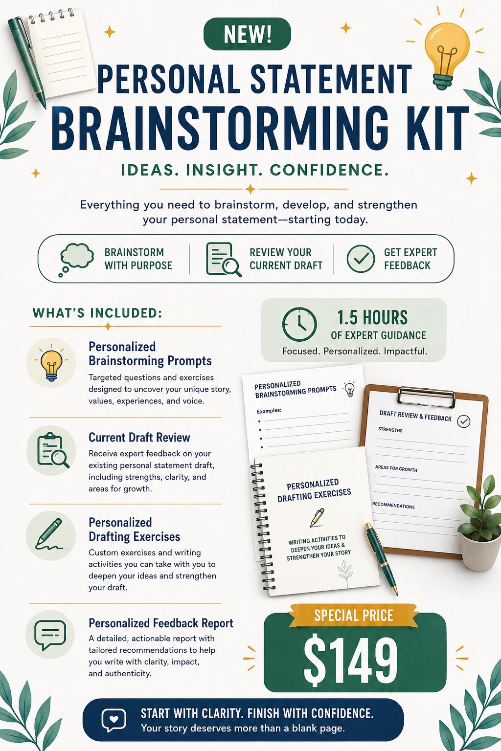 Personal Statement Tips & Brainstorming Session