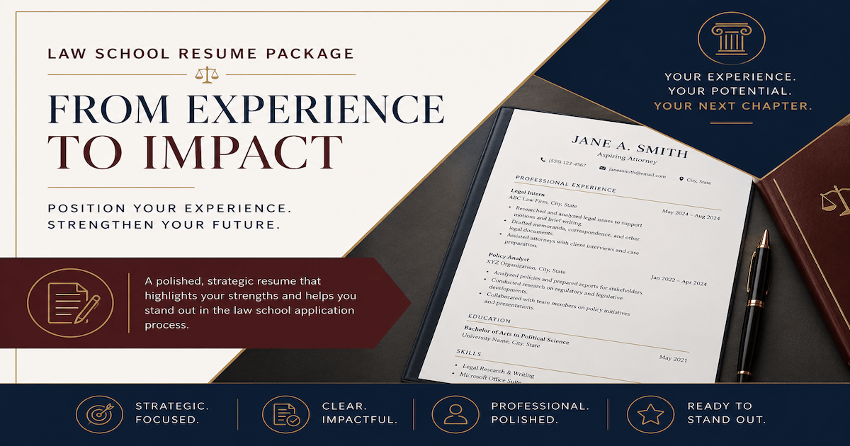 The Law School Resume Refresh