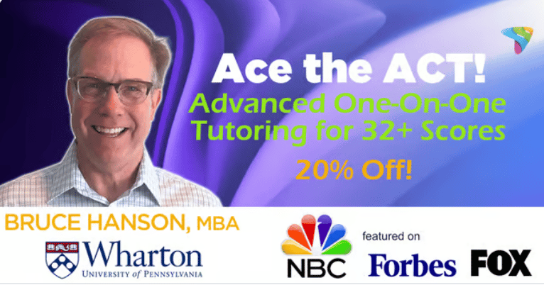 ACE the ACT:  Advanced tutoring 3 hours