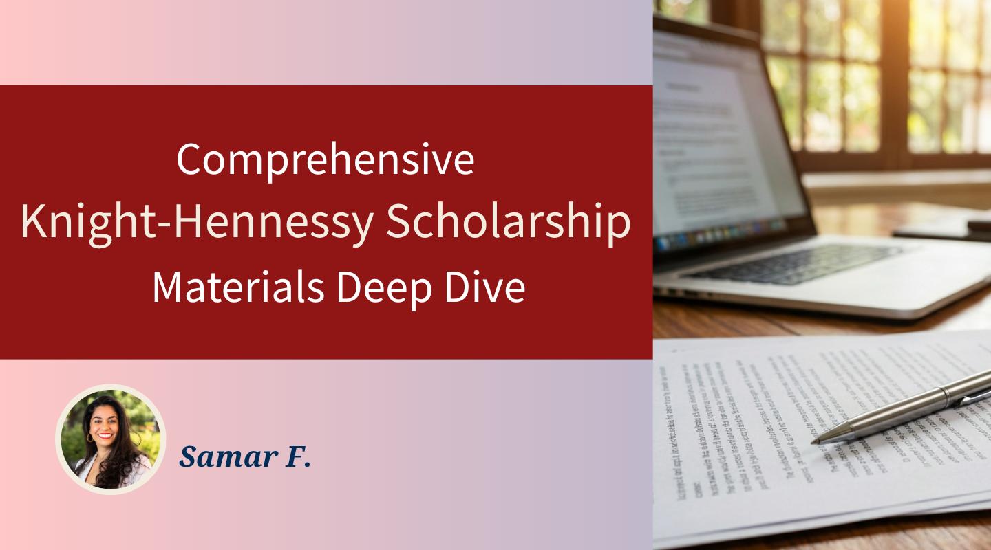Knight-Hennessy Scholars | Comprehensive Materials Deep Dive 