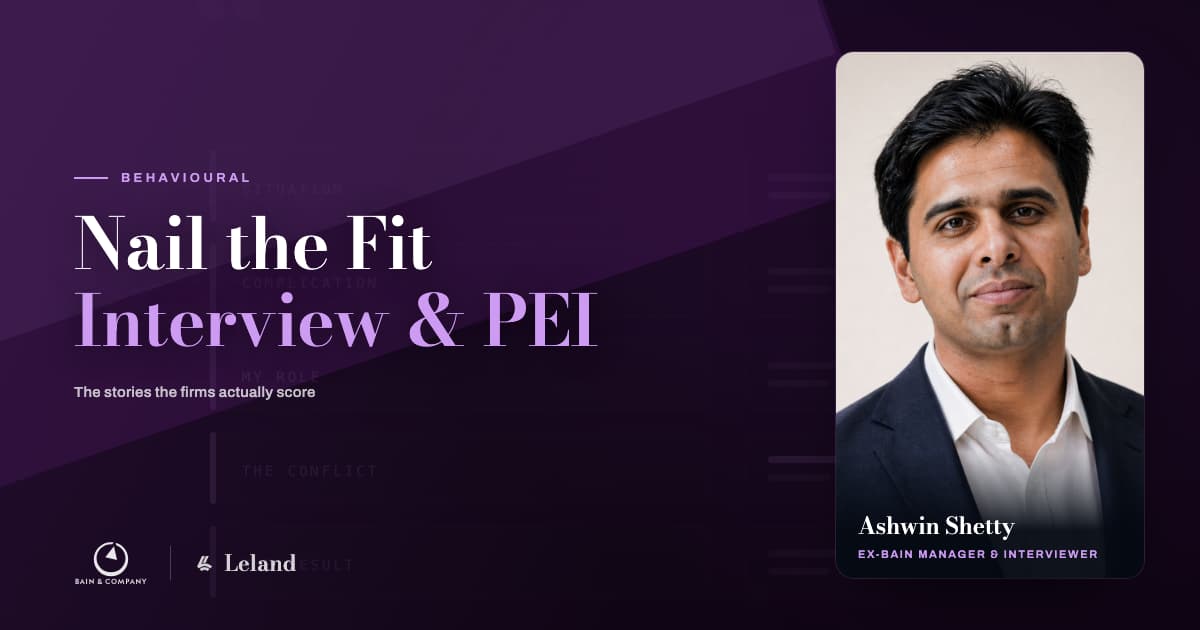 Nail the Fit Interview & McKinsey PEI