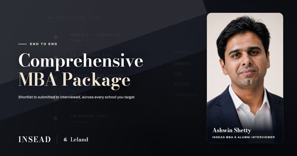 Comprehensive MBA Application Package