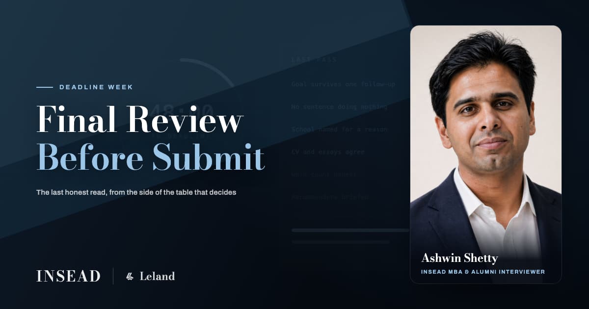 Final Application Review Before You Submit