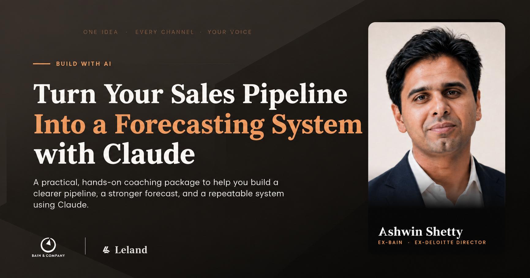 Turn Your Sales Pipeline Into a Forecasting System with Claude