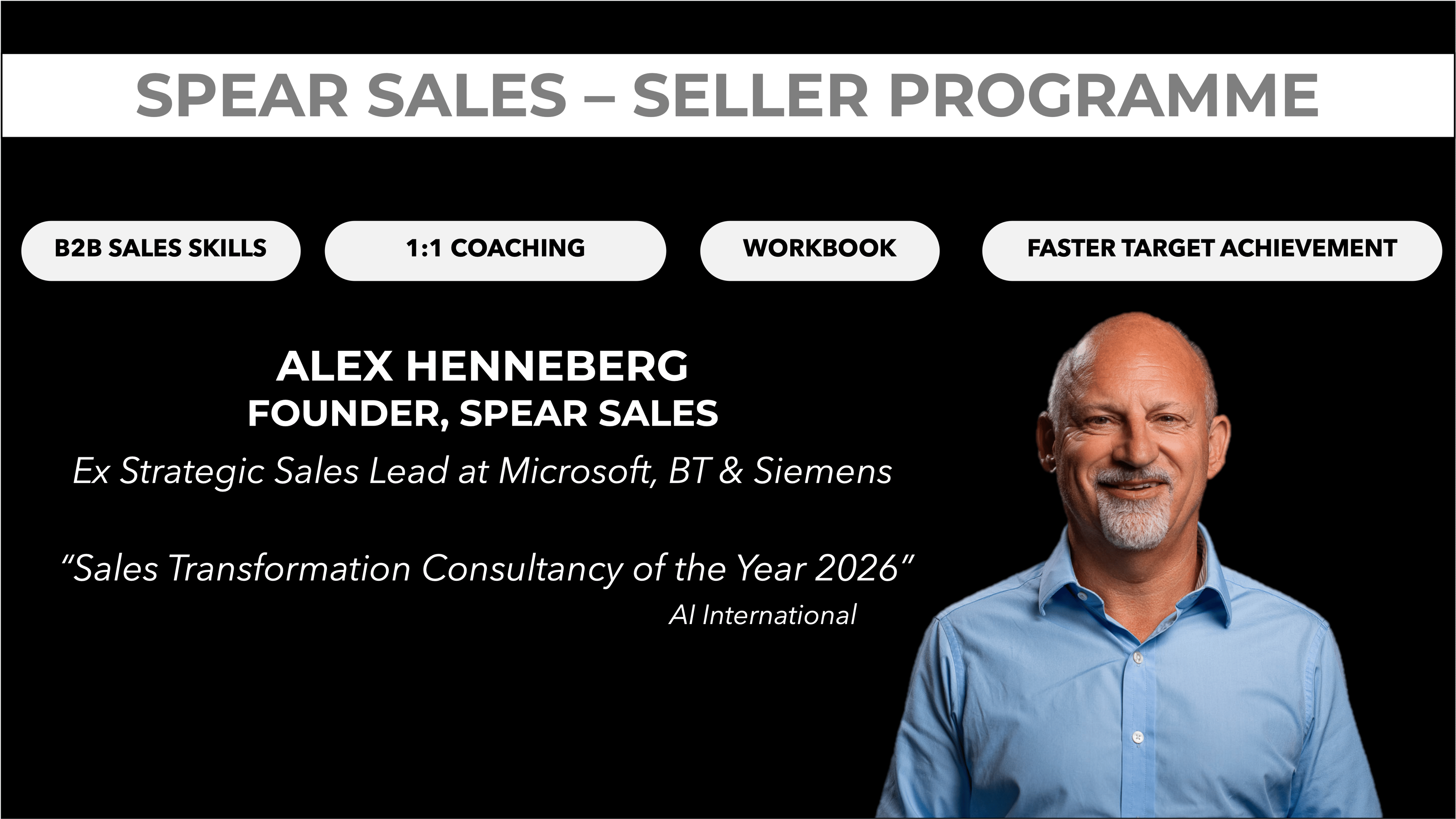 3 month B2B Seller programme - core B2B sales skills for sellers