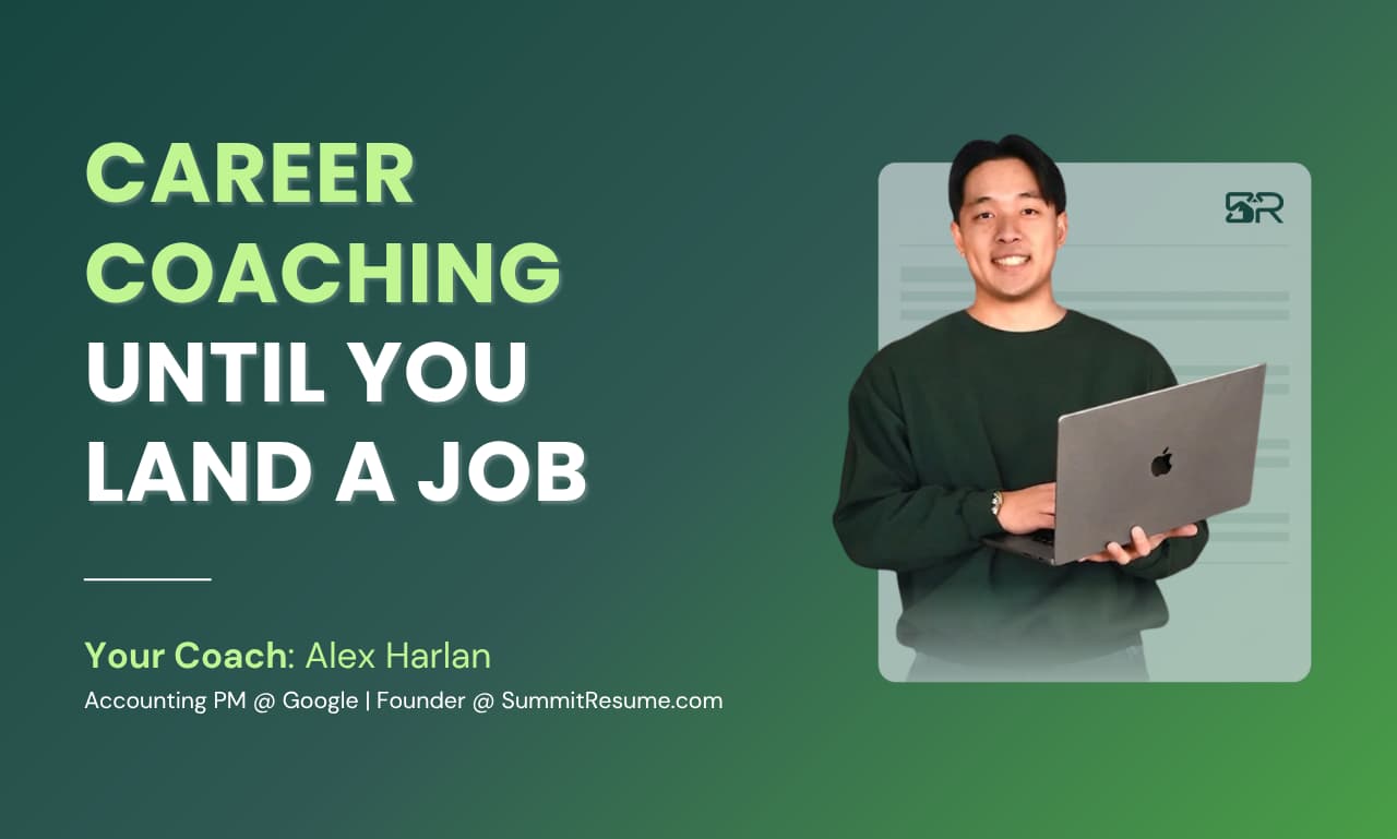 Accounting & Finance Career Coaching Until You Land a Job