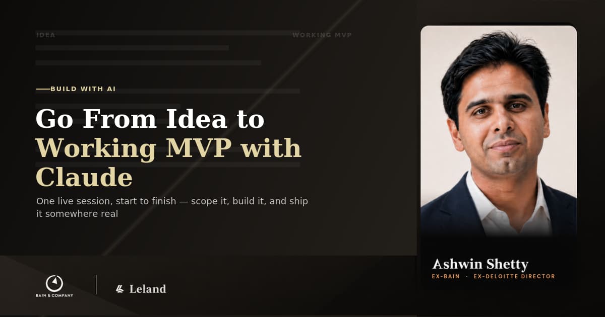 Go From Idea to Working MVP with Claude