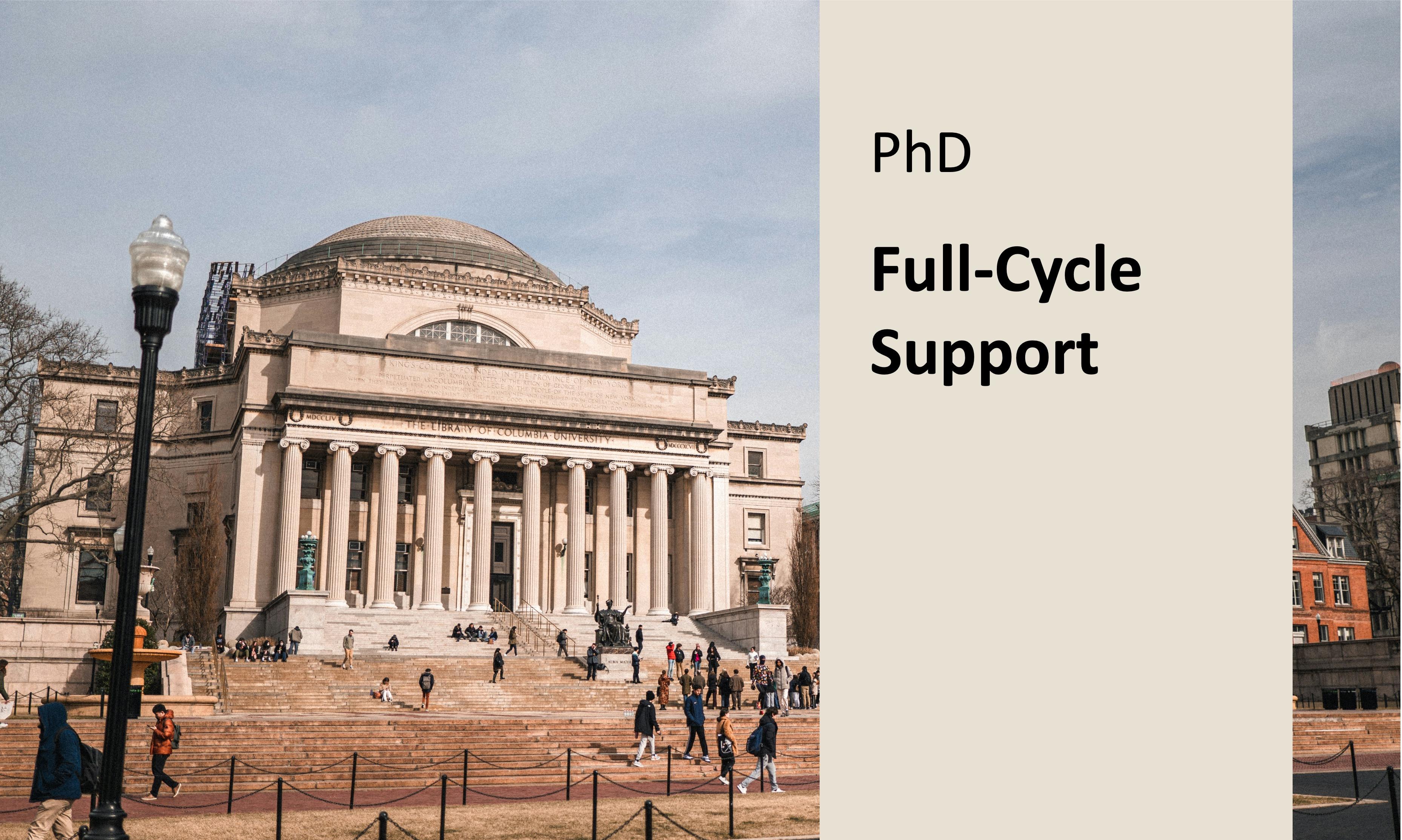 Full-Cycle Support (PhD): 5 Live Sessions