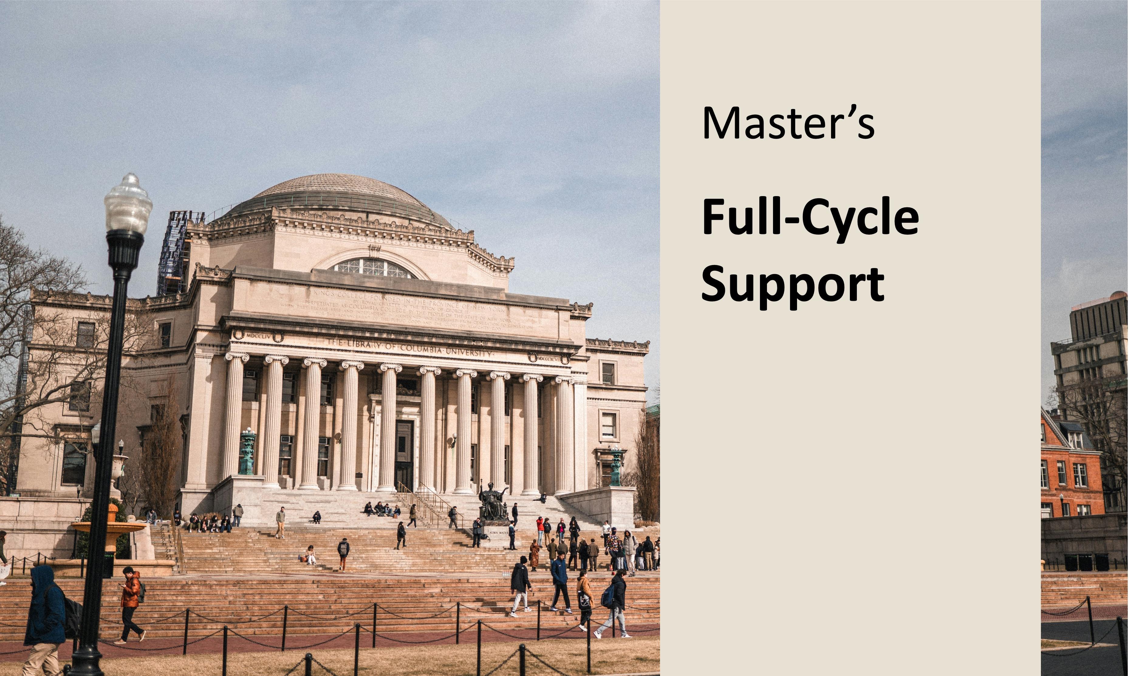 Full-Cycle Support (Master's): 5 Live Sessions