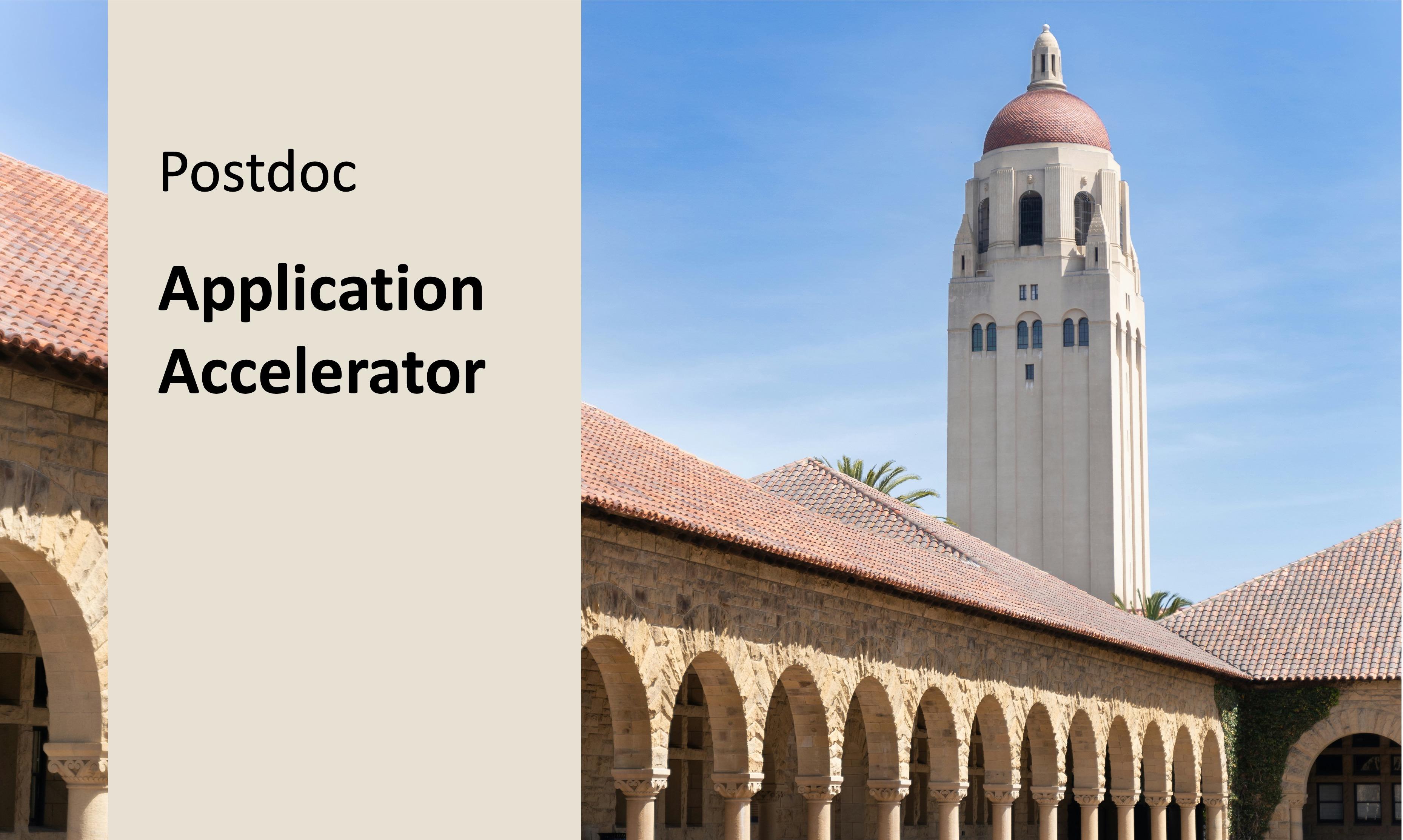 Application Accelerator (Postdoc): 3 Live Sessions
