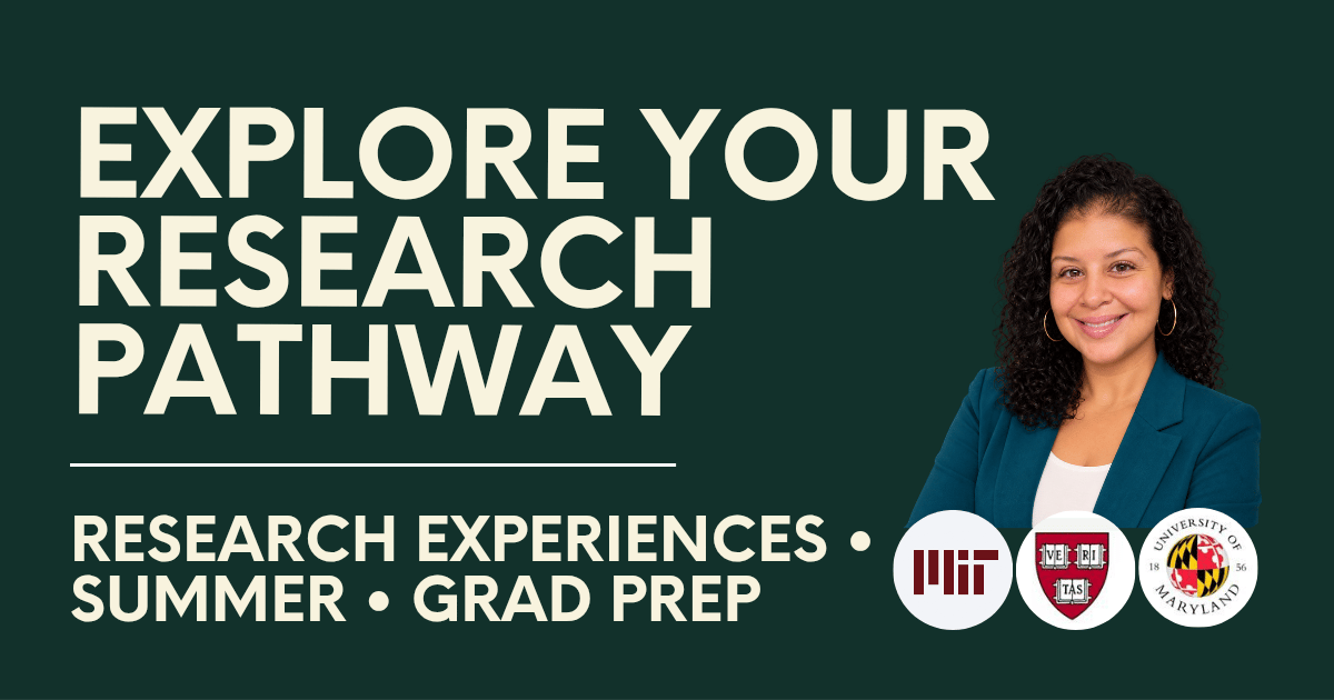 Explore Your Research Pathway: REUs, Summer Research & Grad Prep