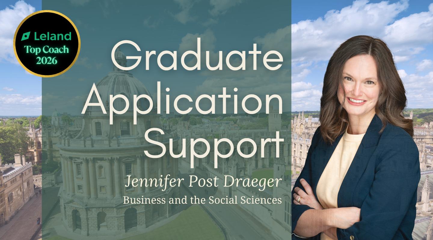 Graduate Application Coaching for Business & the Social Sciences
