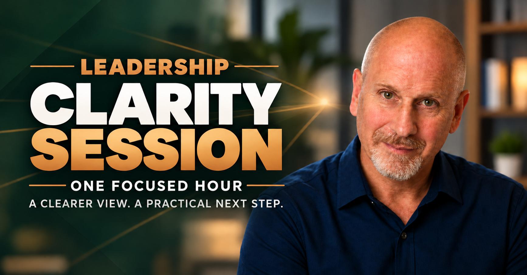 Leadership Clarity Session - Get clear on a difficult management challenge 