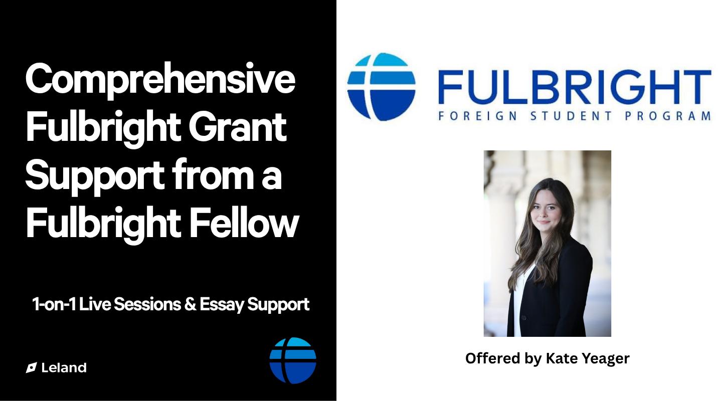 Craft a Compelling Fulbright Application as an American Applicant