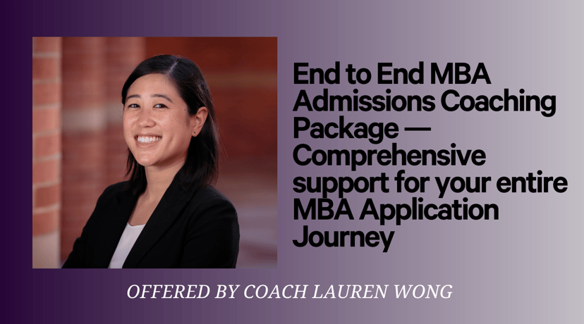 the Ultimate Comprehensive Coaching for your MBA Application Journey