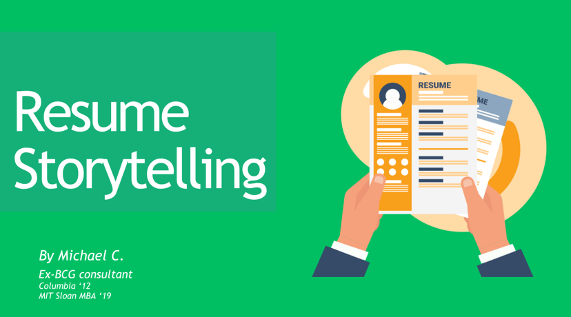 Storytelling with your resume and behavioral questions