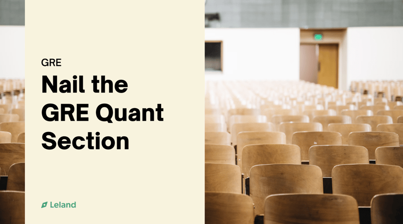 Nail the GRE Quant Section