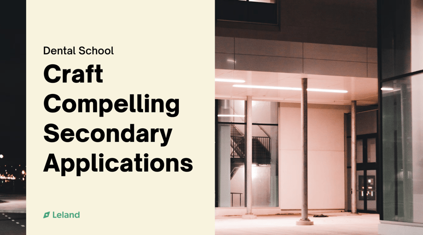 Craft Compelling Secondary Applications