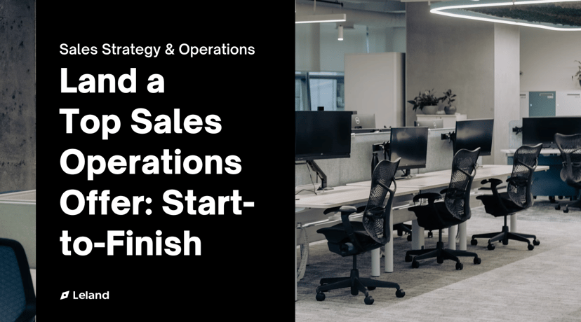 Land a Top Sales Operations Offer: Start-to-Finish