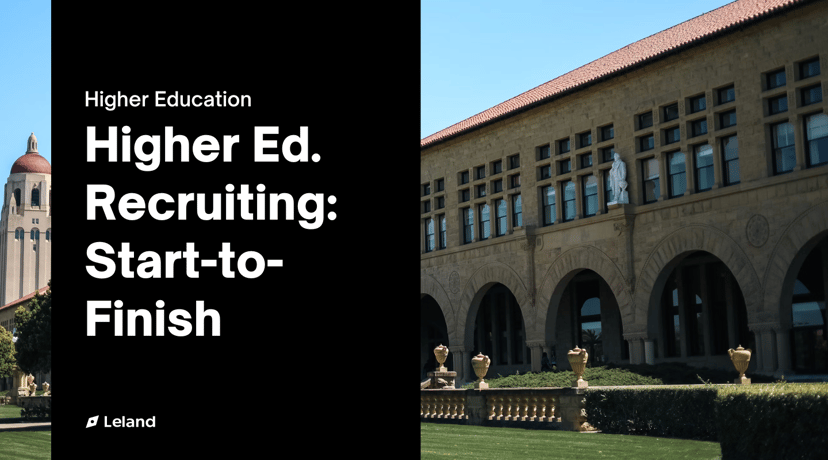 Higher Education Recruiting: Start-to-Finish