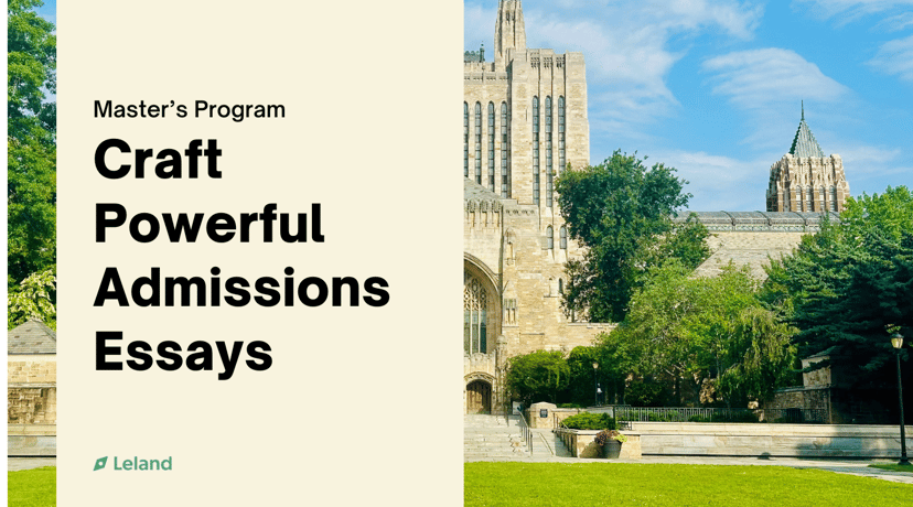 Craft Powerful Admissions Essays