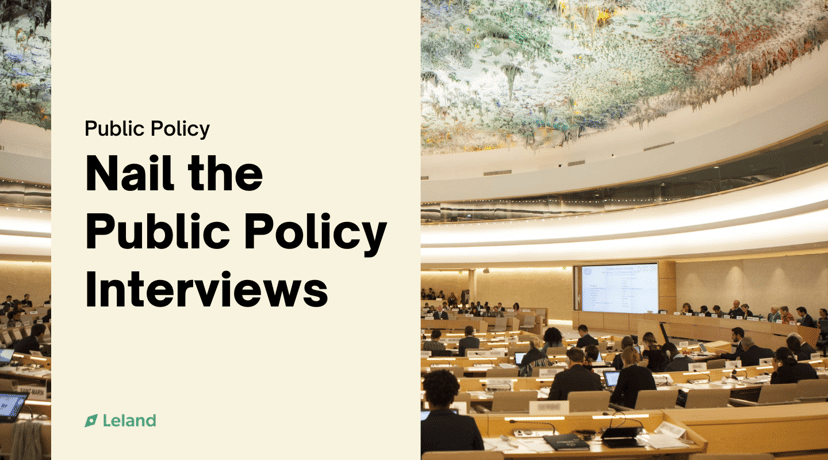 Nail the Public Policy Interviews