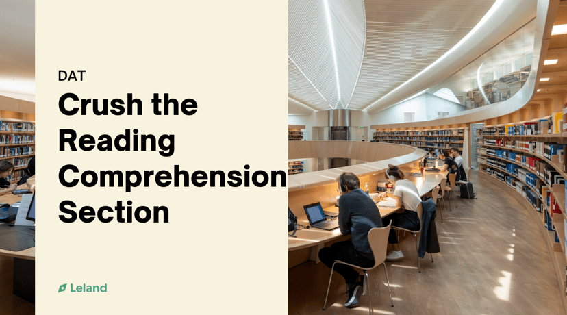 Crush the Reading Comprehension Section